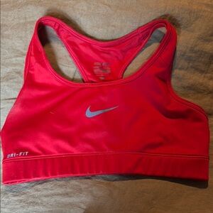 Nike Red Racerback Sports Bra